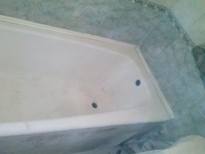 Реставрация ванны в Луганске наливным покрытием